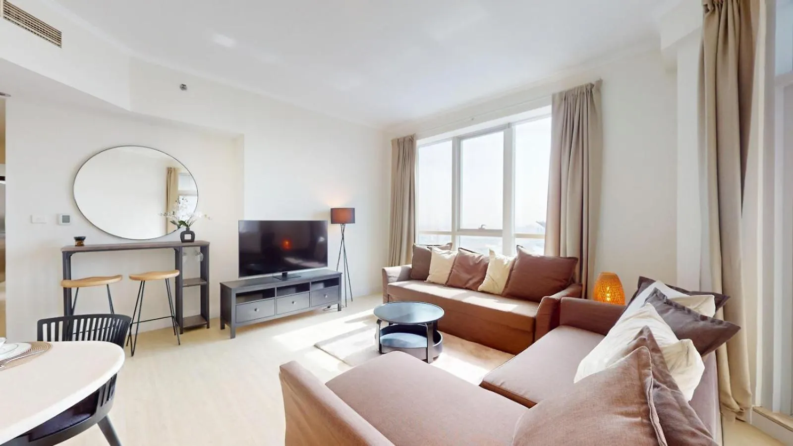 Torch Tower - Minimalistic Two Bed With City Views Dubai Apartment