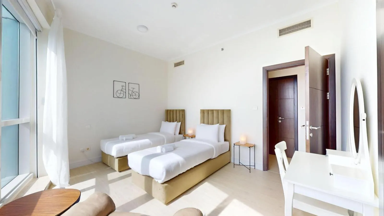 Apartment Torch Tower - Minimalistic Two Bed With City Views Dubai
